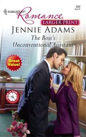 The Boss's Unconventional Assistant (Nine to Five) (Harlequin Romance, No 4043) (Larger Print)