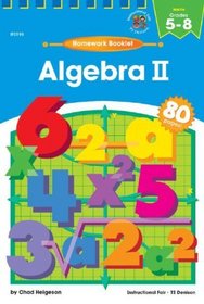 Algebra II, Grades 5 to 8 (Homework Booklets)