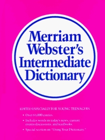 Merriam-Webster's Intermediate Dictionary: Laminated hardcover