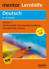 Deutsch. Aufsatzschreiben 1.