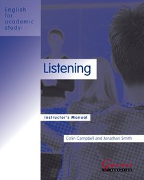 Listening: Instructor's Manual (English for Academic Study)