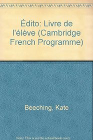 dito: Livre de l'lve (Cambridge French Programme)