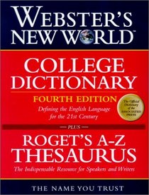 Websters New World College Dictionary: Webster's New World Roget's A-Z Thesaurus : Slipcased