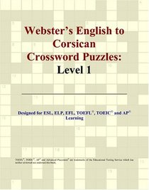Webster's English to Corsican Crossword Puzzles: Level 1