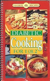 Diabetic Cooking For 1 or 2