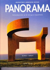 Panorama Instructor's Annotated Edition Introduccin a la lengua espaola.