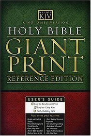 Giant Print Reference Bible-kjv