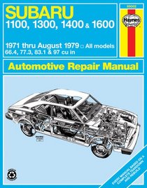 Haynes Repair Manual: Subaru 1100, 1300, 1400, 1600 Manual, No. 237: 1971-79