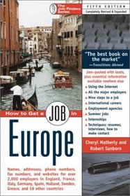 How to Get a Job in Europe, Fifth Edition