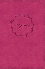 KJV, Deluxe Gift Bible, Leathersoft, Pink, Red Letter Edition, Comfort Print