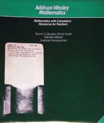 Addison-Wesley Mathematics with Calculators: Resources for Teachers Grade Kindergarten