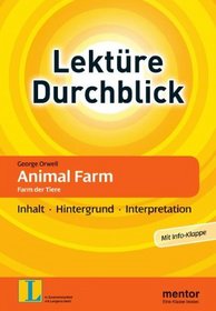 Animal Farm. Farm der Tiere. Buch mit Info-Klappe
