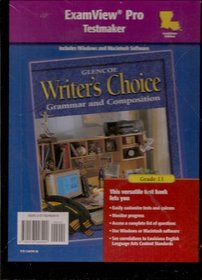 Writer's Choice Testmaker W/Ug Louisiana Edition Grade 11 2001