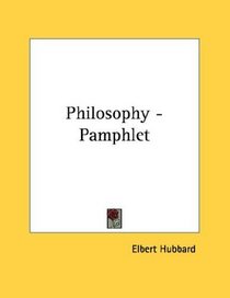 Philosophy - Pamphlet