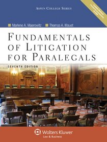 Fundamentals of Litigation for Paralegals, Seventh Edition with CD