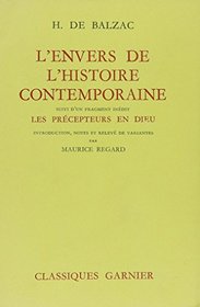 L'Envers de l'Histoire Contemporaine (Classiques Garnier)