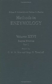 Enzyme Structure, Part C : Volume 26: Enzyme Structure Part C (Methods in Enzymology)