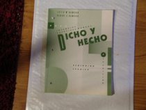 Dicho Y Hecho 4e - Beginning Spanish - Intensive Exercise Manual