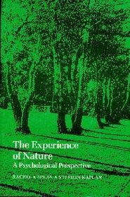 The Experience of Nature : A Psychological Perspective