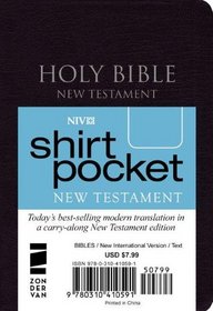 NIV Shirt-Pocket New Testament