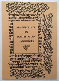A handlist of the manuscripts in South Asian languages in the Library [of the School of Oriental and African Studies]