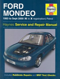 Ford Mondeo Service and Repair Manual: 1993 to Sept 2000 (K to X Reg) (Haynes Service and Repair Manuals)