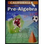 Pre-Algebra California Edition, 2008 publication