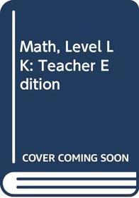 Houghton Mifflin Math Grade K Teachers Edition Volume 1 (Houghton Mifflin Math)
