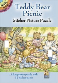 Teddy Bear Picnic Sticker Picture Puzzle (Dover Little Activity Books)
