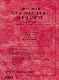 2009 Civil Procedure Supplement for use with all Pleading and Procedure Casebooks (American Casebooks)