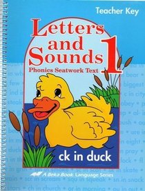 A Beka Letters and Sounds 1 Teacher Key