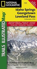 Idaho Springs & Loveland Pass, Trails Illustrated Map # 104