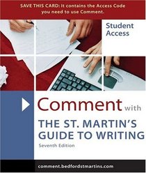 Comment for St. Martin's Guide to Writing