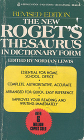 New Rogets Thesaurus