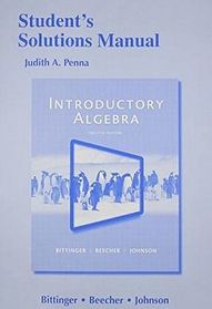 Student's Solutions Manual for Introductory Algebra