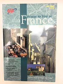 Where to Stay in France 2000 Edition
