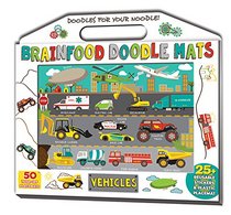 Brainfood Doodle Mats: Vehicles