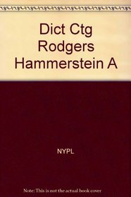 Dict Ctg Rodgers Hammerstein A