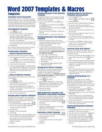 microsoft word shortcuts cheat sheet