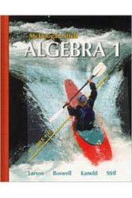Algebra 1: Chapter 5 Transparency Book --2007 publication.