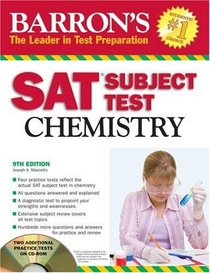 Barron's SAT Subject Test Chemistry with CD-ROM (Barron's: the Leader in Test Preparation)