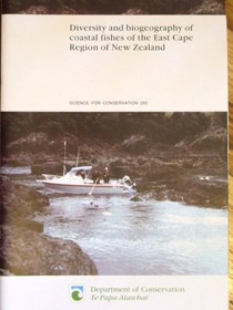 Diversity and biogeography of coastal fishes of the East Cape Region of New Zealand