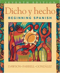 Dicho y Hecho, 7th Edition - Student Text with CD and Student Access Card for eGrade Plus 2 Term Set