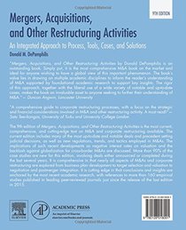 Mergers, Acquisitions, and Other Restructuring Activities: An Integrated Approach to Process, Tools, Cases, and Solutions