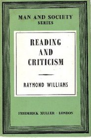 Reading and Criticism (Man & Soc. S)
