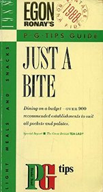 Egon Ronay's P G Tips Guide Just a Bite, 1988 (Egon Ronay's Just a Bite)