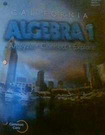 Holt McDougal Algebra 1 California: Student Interactive Worktext 2015