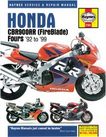 Haynes Repair Manual: Honda CBR900RR Service and Repair Manual