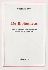 De bibliotheca (French Edition)