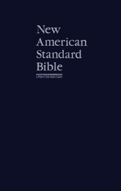 New American Standard Reader's/Pew Bible; Blue Hardcover
